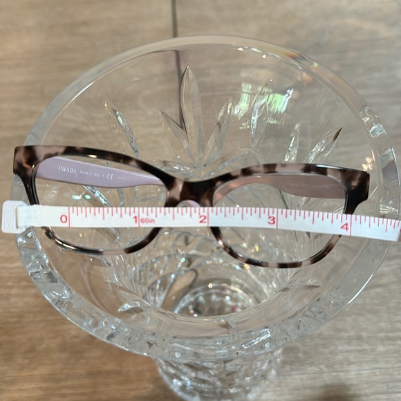 Prada pink and brown tortoise shell cat eye frame - Picture 8 of 10